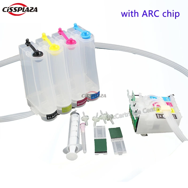 CISSPLAZA T1281 empty CISS CIS ink system compatible for EPSON Stylus S22 SX125 SX420W SX425W SX235W SX130 printer | Компьютеры и офис