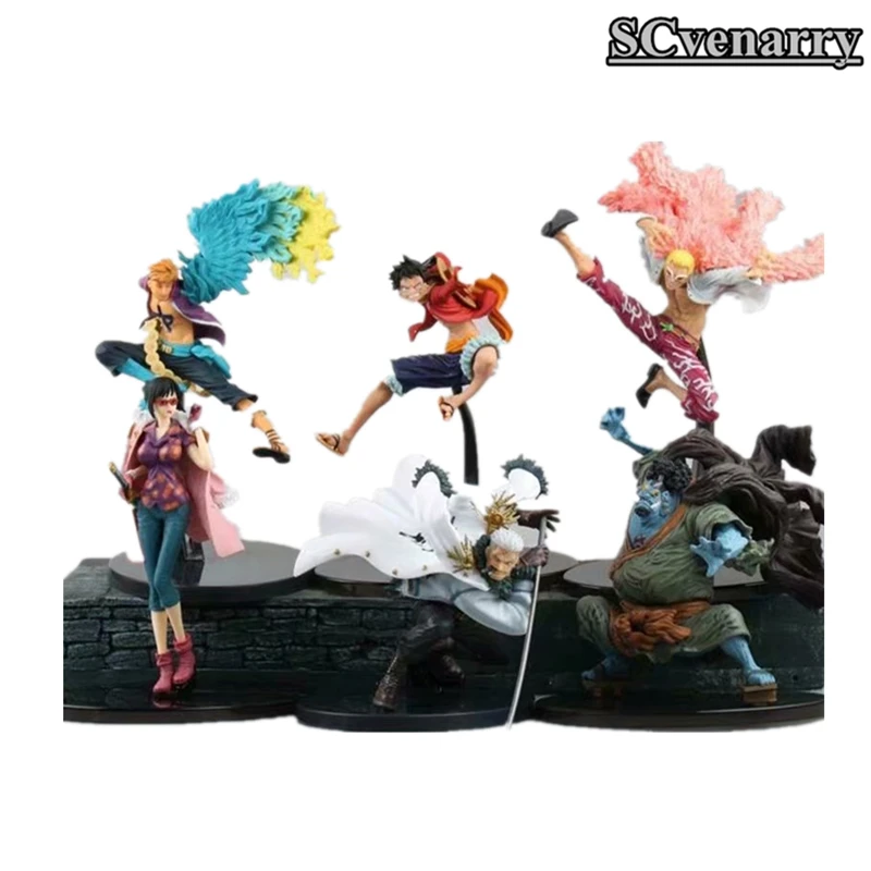 

One Piece Marco Donquixote Doflamingo Luffy Ace Character Smoker Action Figure 15cm