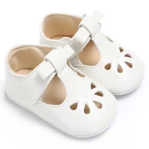 ROMIRUS/искусственная кожа, для новорожденных маленьких девочек туфли в стиле «Принцесса», детская коляска, обувь для малышей в стиле «Мэри Джейн», для тех, кто только начинает ходить, пинетки на мягкой подошве модельные туфли - Цвет: SH0656W