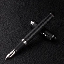 JINHAO X750 черный 18KGP 0,7 мм перо с широким основанием перьевая ручка мерцающие пески