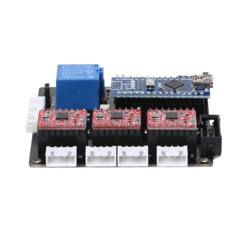  Placa de controlador láser GRBL CNC USB 3 ejes Placa de controlador de Motor paso a paso