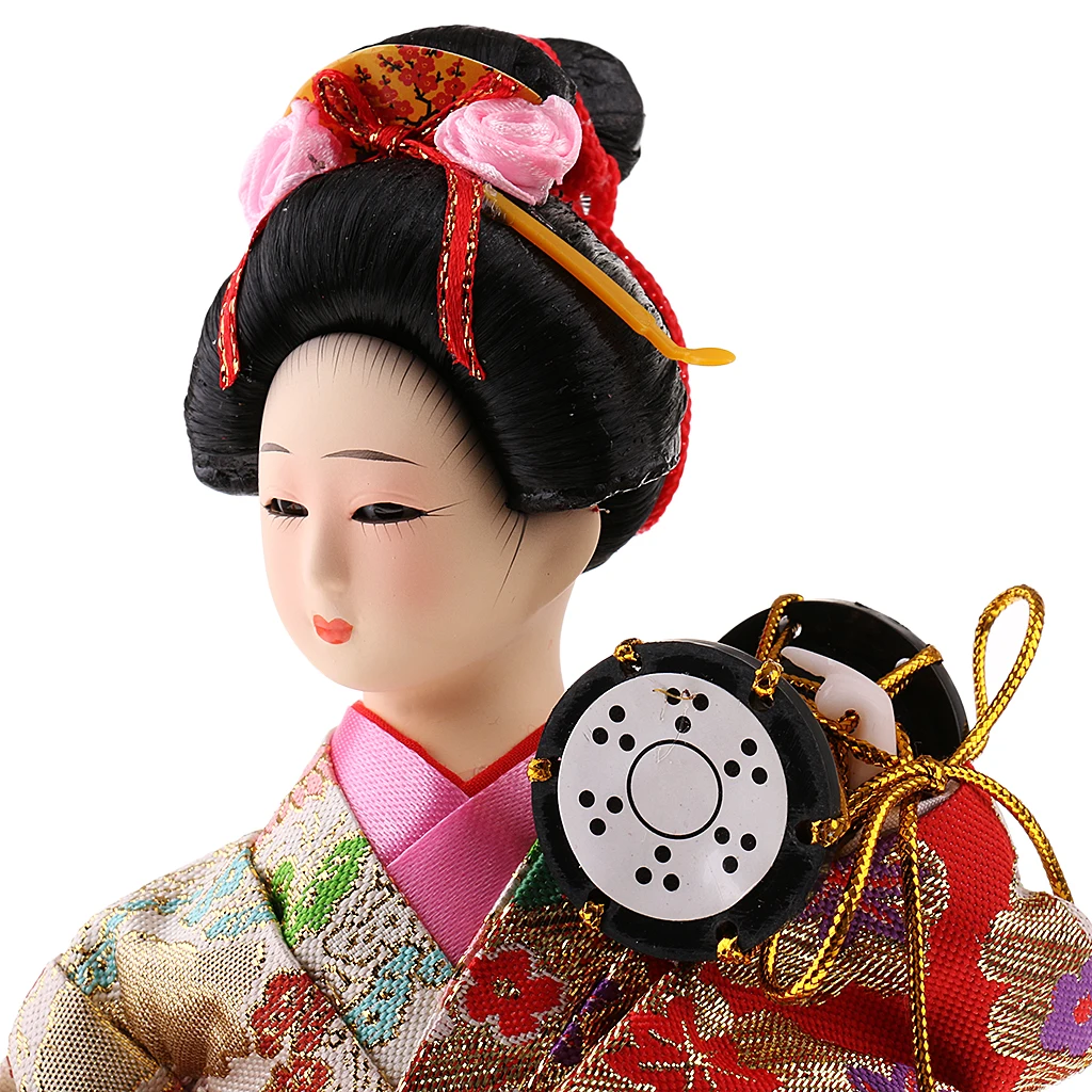 New Arrivals Japanese Geisha Kimono Doll Ornaments Crafts Home Decoration Collectibles Birthday Xmas Gift for Kids Children