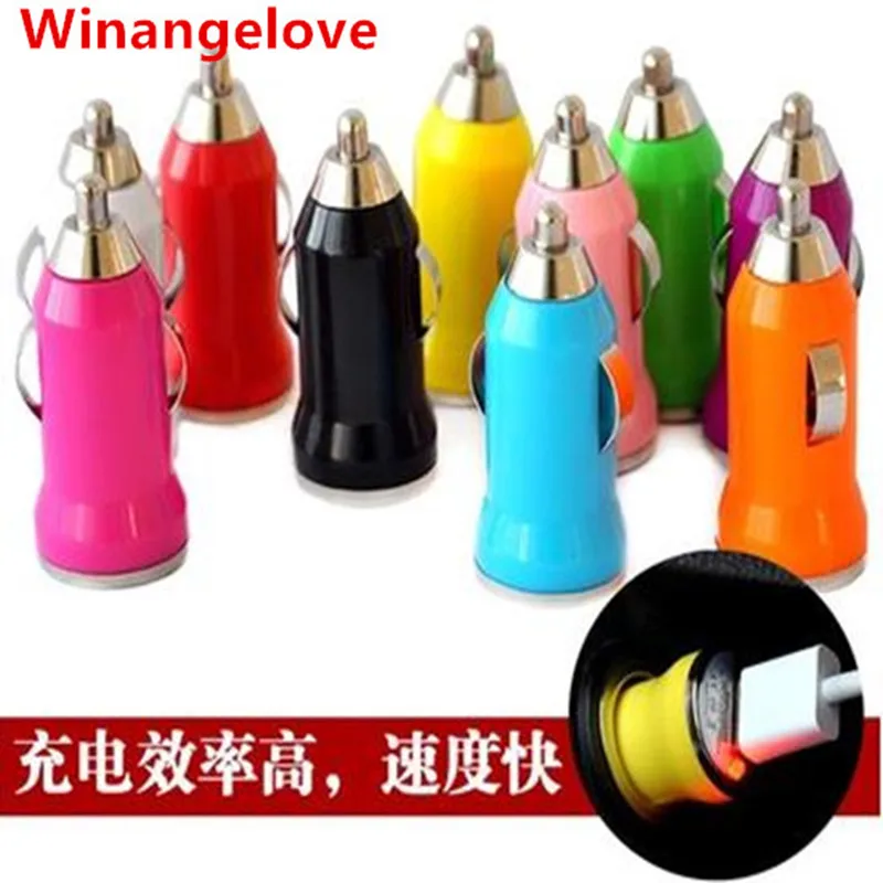 Winangelove 5000pcs Mini 5V 1A USB Car Charger for iPhone 3G 3GS 4 4S 5 Cell Mobile Phone Adapter | Мобильные телефоны и