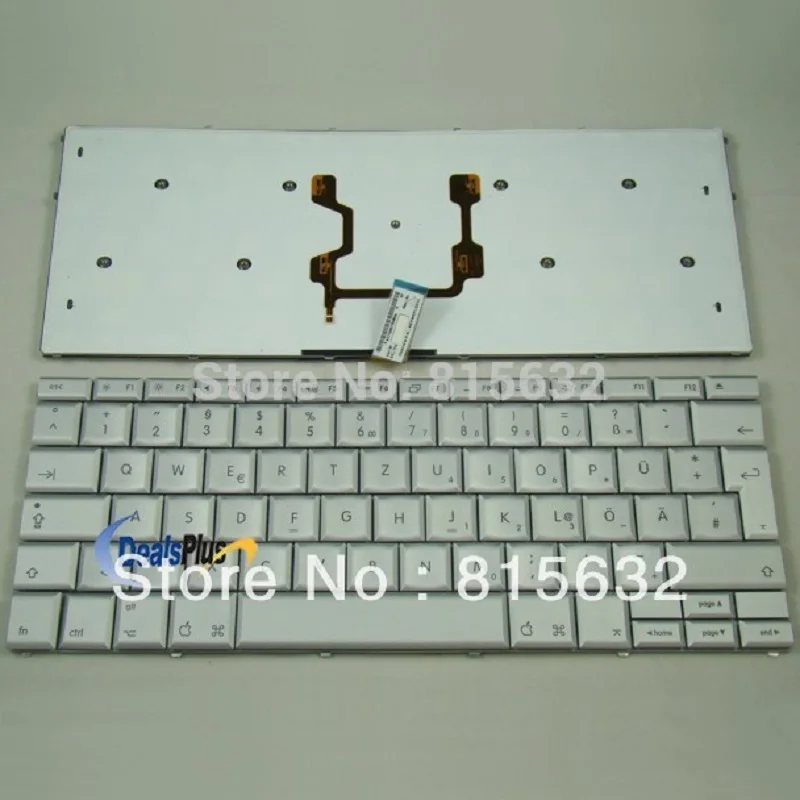 

NEW For Apple MacBook Pro 17" A1261 German Keyboard GR Deutsch Silver