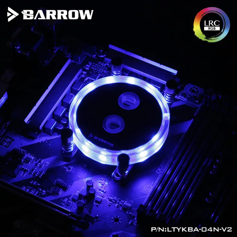 Водяной блок Barrow CPU поддерживает гнездо Intel LGA 1150 1151 1155 1156/AM3 AM4 / 2011 X99 X299 Coper