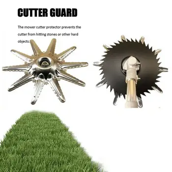 

Brush Cutter Guard Weeder Protection Cover Lawnmower Cutter Safety Protector Metal Protective Guard