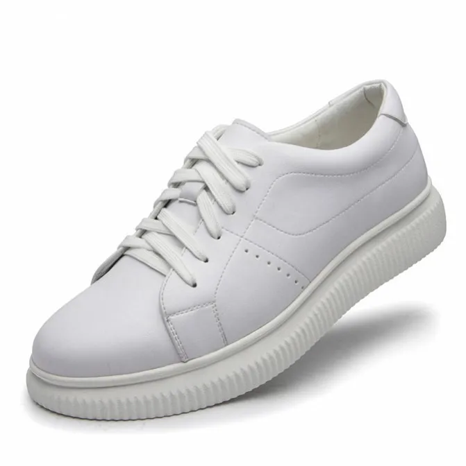 Moda Em Estudantes Casual Respirável Lace Couro Na Novos 2 Elegantes Da093 De Up Lazer Qualidade Sapatos Homens Hight 1 Diretoria AIwRxxXqC