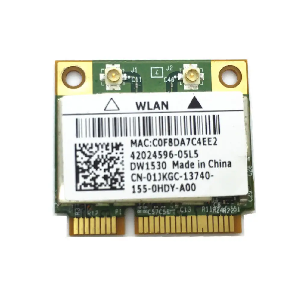 Карта для Dell E6520 E6420 E5520 DW1530 Двухдиапазонная WIRELESS-N WIFI карта BCM943228HM4L 1JKGC | Компьютеры