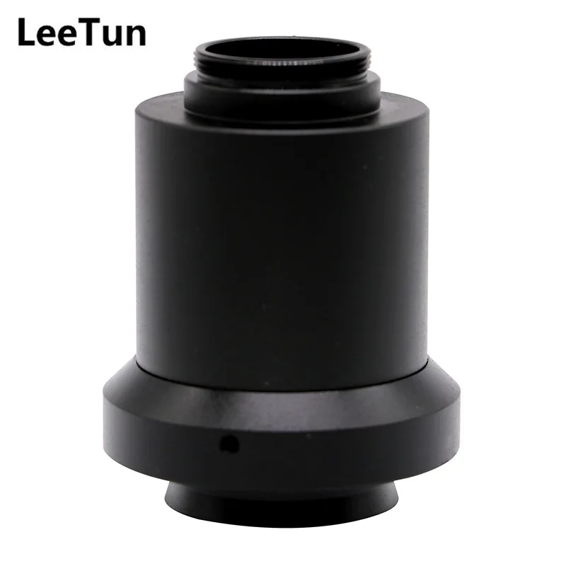 1X Microscope Phototube C-Mount C Mount CCD & CMOS Camera Adapter Coupler Cmount for Leica HC DM Trinocular Microscope DMR DML