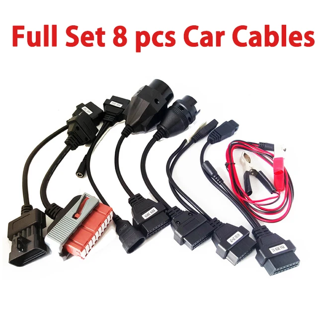 OBD obd2 Полный комплект 8 автомобильных кабелей tcs CDP pro Plus для Диагностического