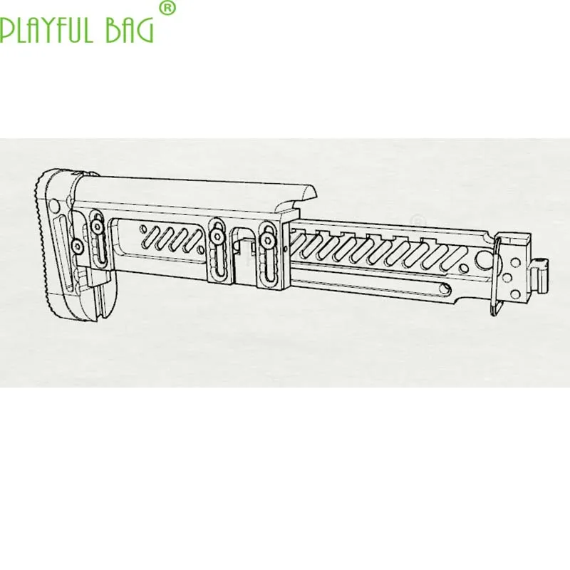 Игрушка CS для активного отдыха, водяной пулевидный пистолет, 3D печать CP AK105, телескопический Тактический резервный пистолет, лучший подарок для стрельбы геймеров KJ24