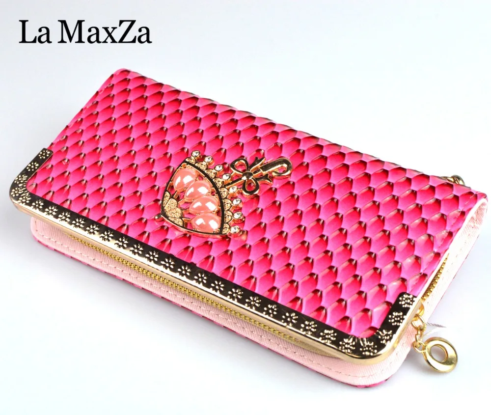 LaMaxZa Hot Sale Luxury Women Wallet Zipper Clutch Phone Purse Card Holder Big Capacity Female | Багаж и сумки