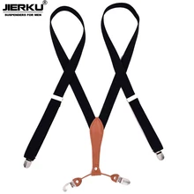 JIERKU подтяжки женские подтяжки 4 зажимы на подтяжках модные брюки ремень для девочек подтяжки подарок 2,5*105 см