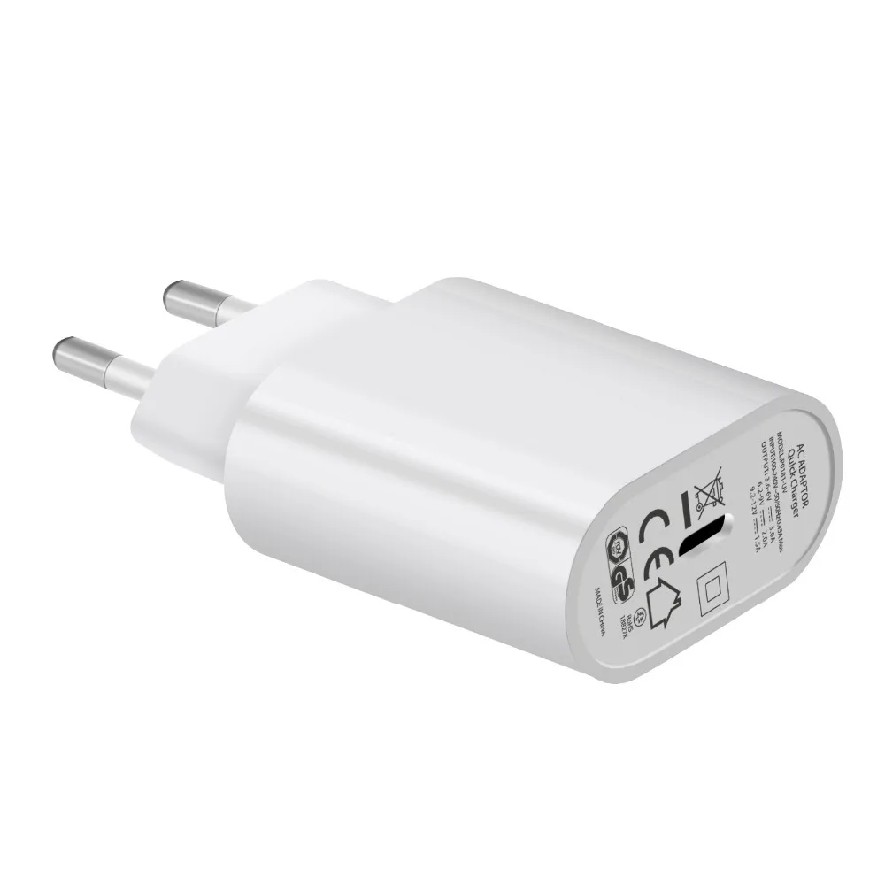 ZMonlinery 18 Вт type-C настенное быстрое зарядное устройство адаптер питания с питанием для Apple MacBook/iPhone X/New iPad Pro PD зарядное устройство