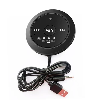 

Car kit Bluetooth Hands Free Aux Wireless Car Kit Music Receiver Adapter Handsfree Auto Speaker FM Radio Transmitter Bluetooth