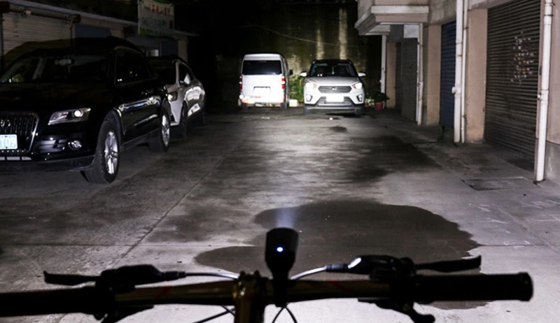 Clearance Bicycle Smart Head Light Bike Intelligent Front Lamp USB Rechargeable Handlebar LED Lantern Flashlight Movement Action Sensor 10