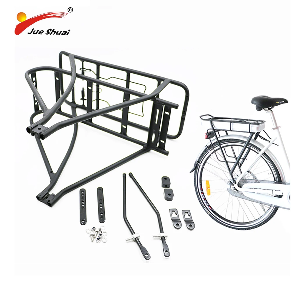 

Alloy Black 700C Cargo Racks Bicycle Carrier Bike Racks Bicycle Luggage Mountain Bike Acessorios Bike Hanger Scarpiere