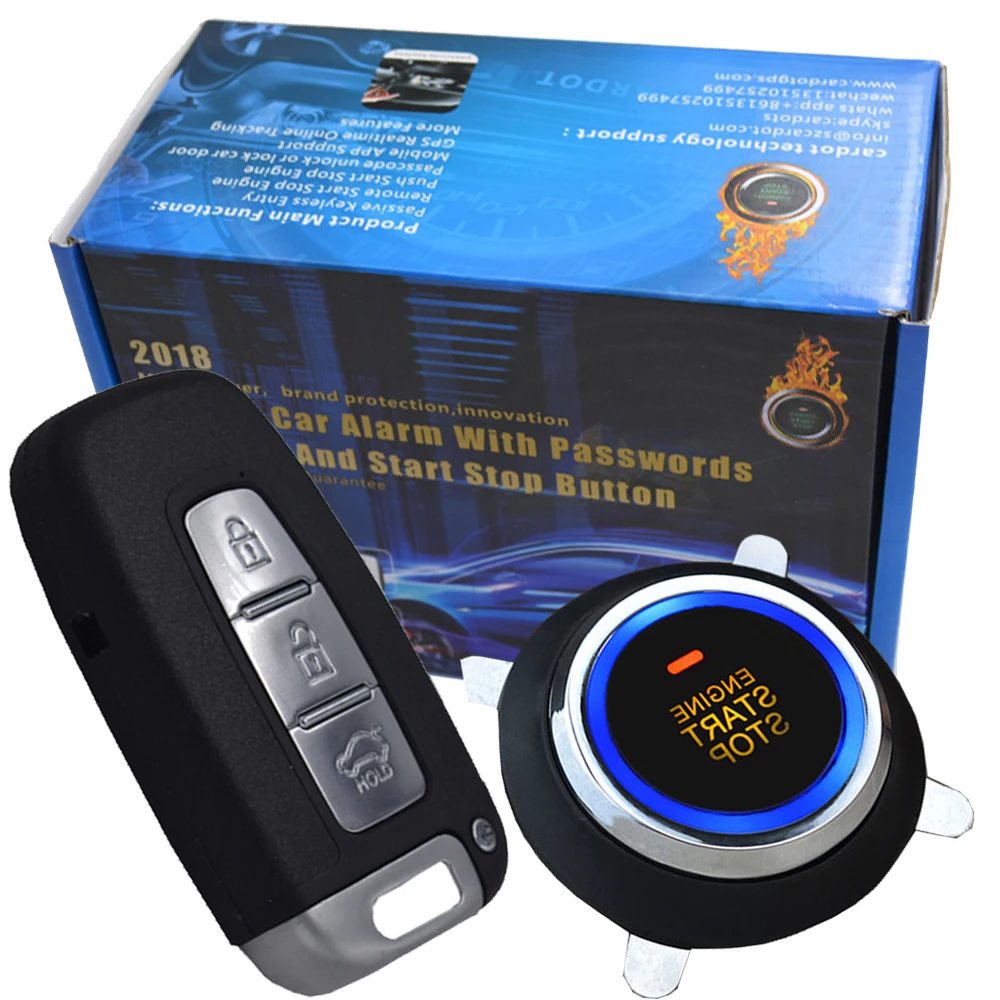shock sensor car alarm system with keyless auto lock or ...