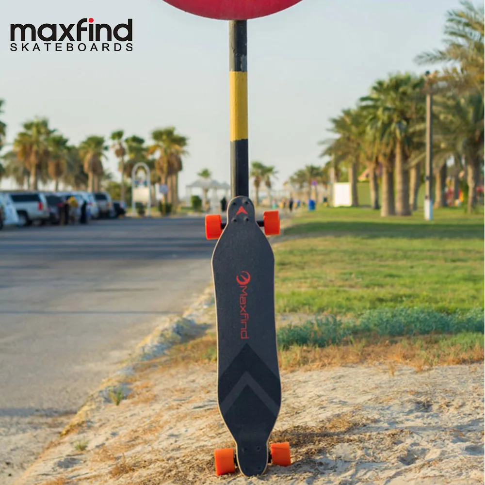 Maxfind 4 колёса электрический скутер скейтборд Лонгборд С дистанционное управление