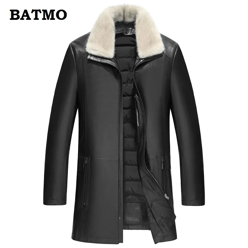 BATMO 2018 Новое поступление зимние высококачественные куртки из овчины и меха норки