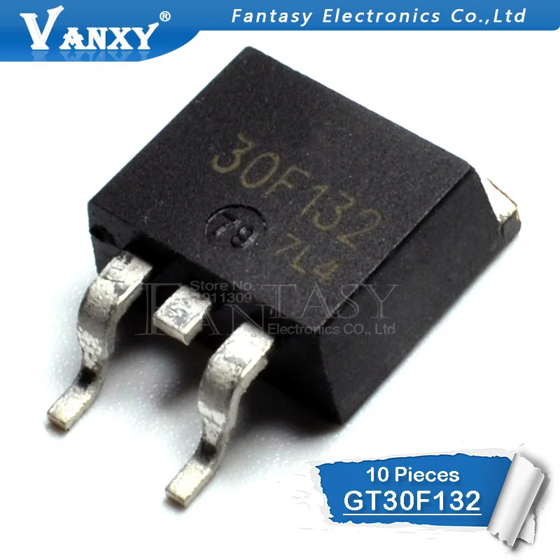 10pcs GT30F132 30F132 IGBT Transistor TO-263 New