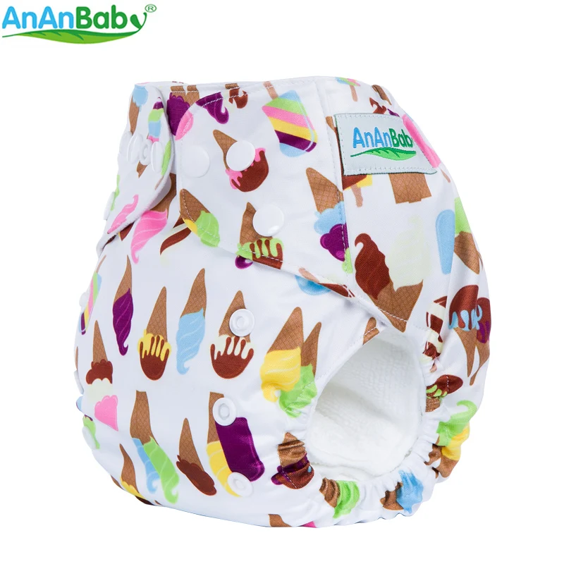 Baby Nappies Children Cute Lovely Print Patterns Diaper With an Insert Twenty- three Designs for You Choose