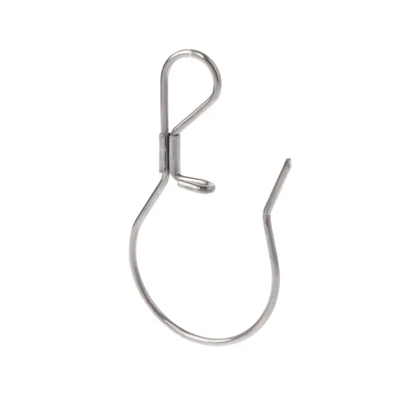 5 Pcs/pack Fish Lock Stainless Steel Live Fishes Buckle One Hand Buckles Gear 5 Pcs/pack Fish Lock Stainless Steel Live Fishes Buckle One Hand Buckles Gear