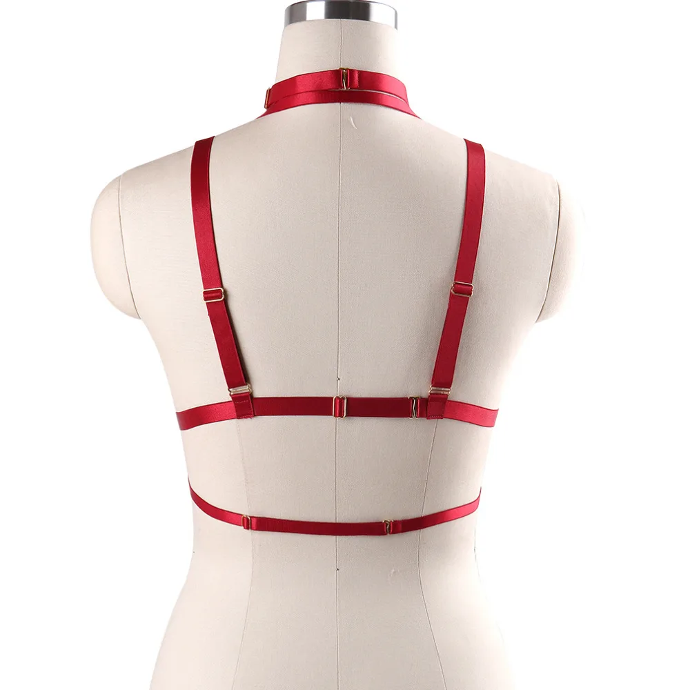 Женский бюстгальтер в стиле Харадзюку|harness cage bra|body cageharness |
