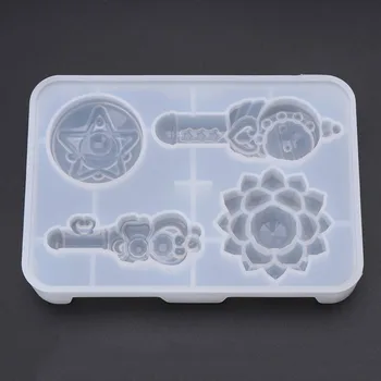 

Silicone Mold DIY Magic Stick Cartoon Flower r Molds Handmade Gifts Toys Girls Products Jewelry Making Epoxy Resin Crafts