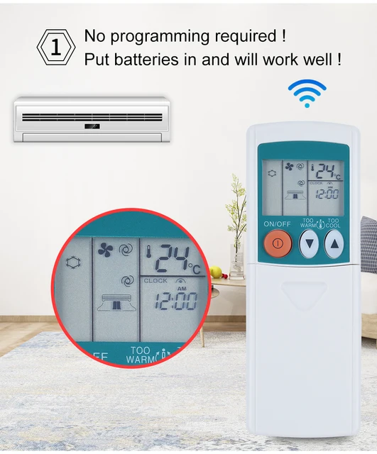 KD06ES Telecomando Sostitutivo Per Mitsubishi A/C 433 MHz - Compatibile Con Modelli MSZ-FD25VA, FD35VA, FD50VA E Altri - Foto 10