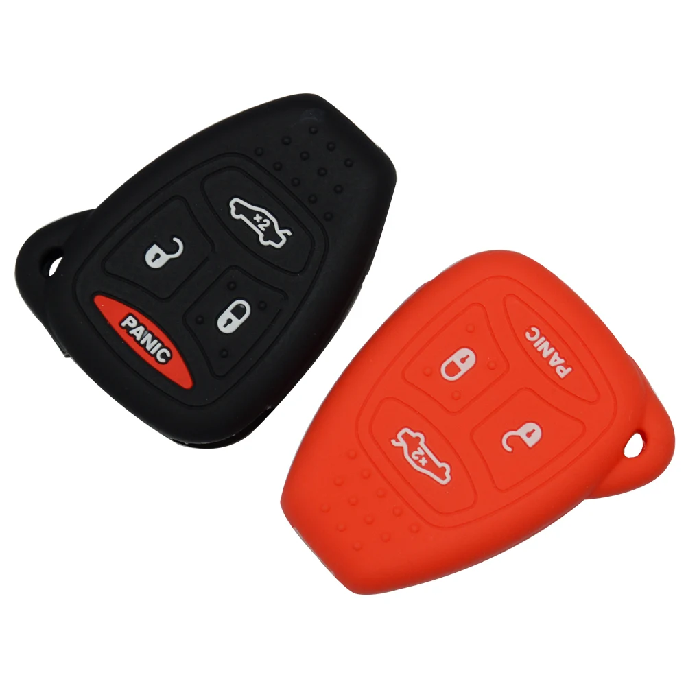 4 button silicone car key cover for Chrysler 4