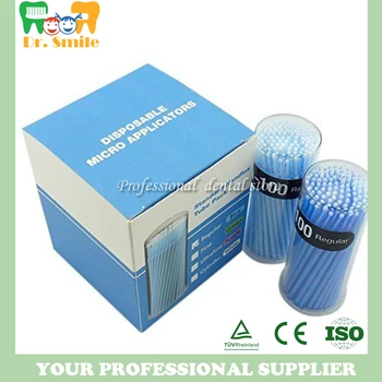 

200pcs Dental Disposable Bendable Micro Applicator Brush Regular MA-100