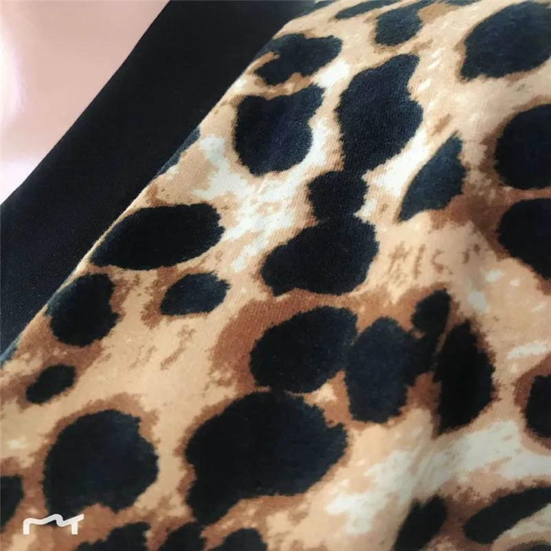 Tracksuit for women Sexy Women Leopard Three-Piece Fashion Vest +Long Tops + Pants Three-Piece Suit conjuntos de mujer 3D04 (5)