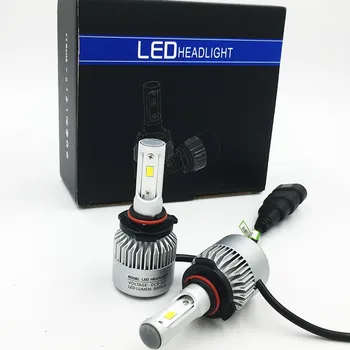 

2X S2 9005 CSP Del Faro 72 W 8000LM LED Auto Fari Lampadina Della Luce di Nebbia 6500 K 24 V