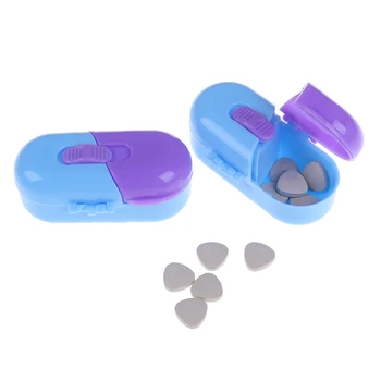 

Fashion 1PC Portable Durable Tablet Pill Box 2 Cells Purple Blue Classify Medicine Organizer Holder Container Case Carrying Case