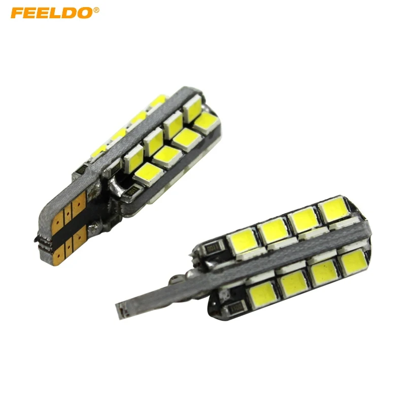 FEELDO 10 шт. Белый T10 2835SMD 32LED Canbus безошибочный светодиодный индикатор