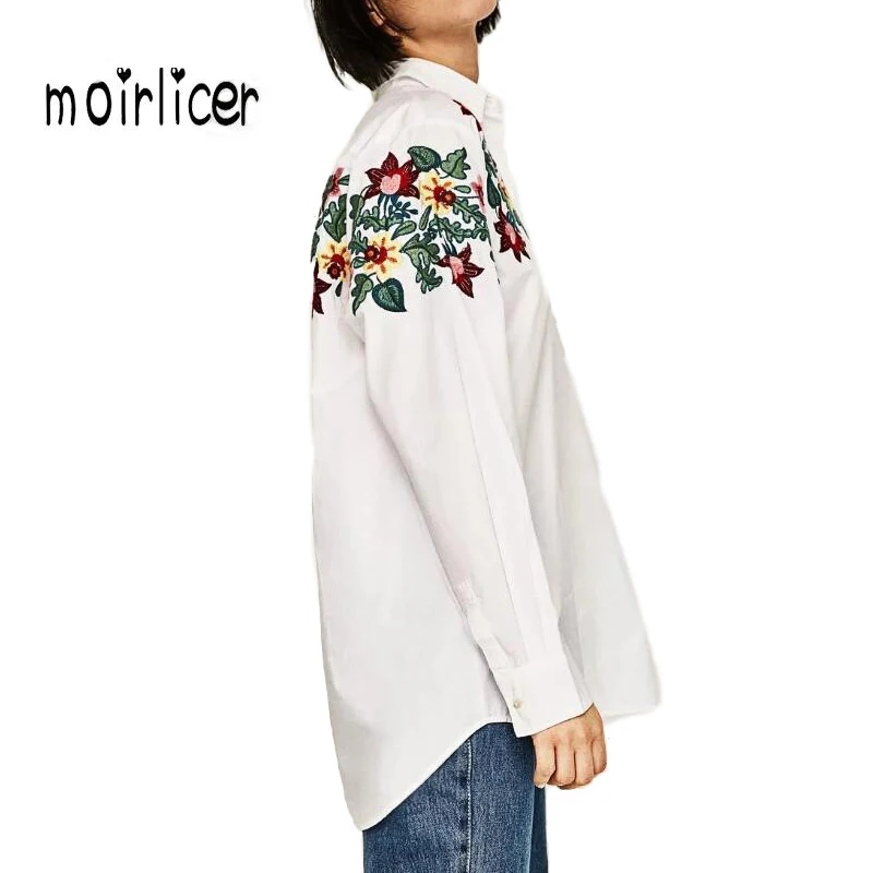 Women-full-cotton-floral-embroidery-white-long-blouse-oversized-long-sleeve-loose-shirt-office-wear-casua (3)