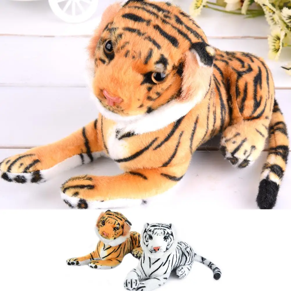 

Simulation Tiger Doll Siberian Tiger Car Home Furnishings Stuffed Animal Plush Toy Tiger