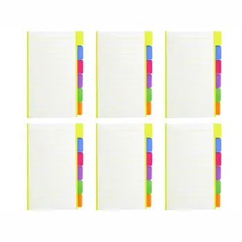 

4A Divider Sticky Notes,4 x 6 Inches,Large Size,White Paper,Lined,Self-Stick Notes,60 Sheets/Pakcs,6 Packs,4A 40624x6