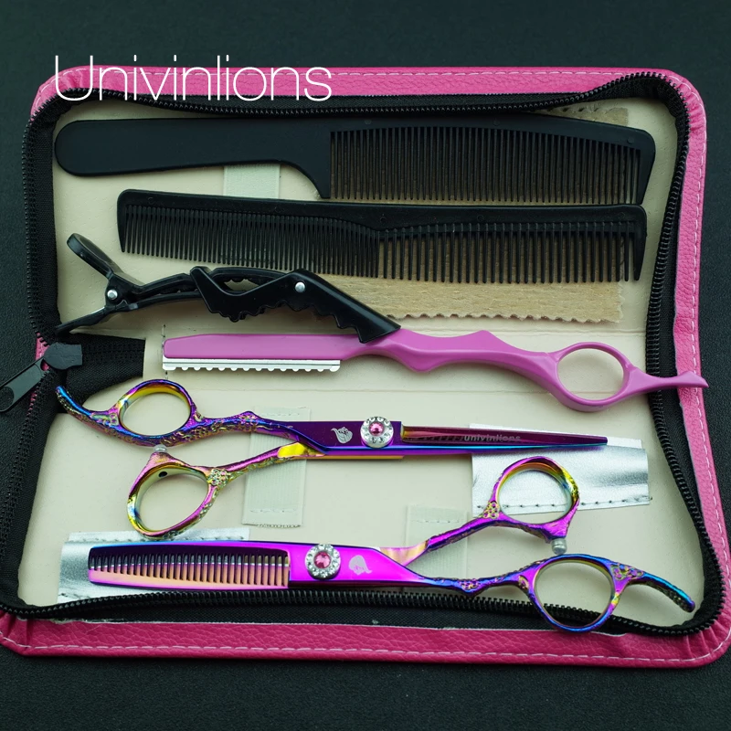 Парикмахерские ножницы univinlions 440C для левой руки 6 дюймов|hand scissors|hairdressing sissorsthinning