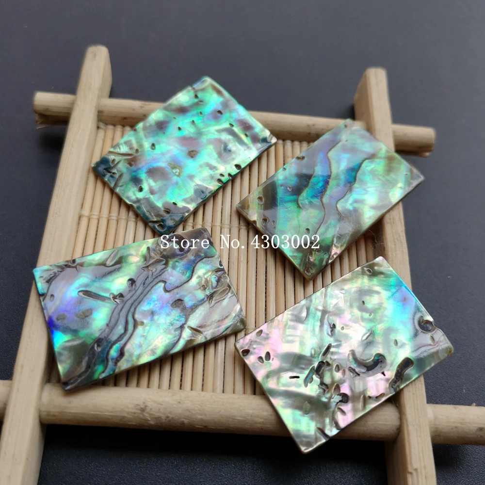 

50pcs/lot 20X30mm Natural Rectangle Cut Abalone Mother of Pearl shell for DIY Jewelry Colorful Rectangle MOP Pearl shell