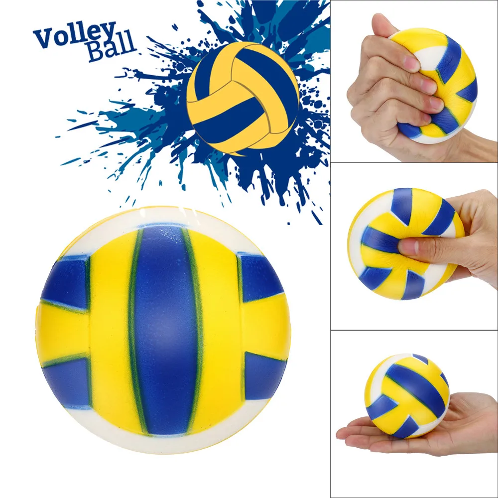 Volleyball Cream Scented Squeeze Squishy Slow Rising