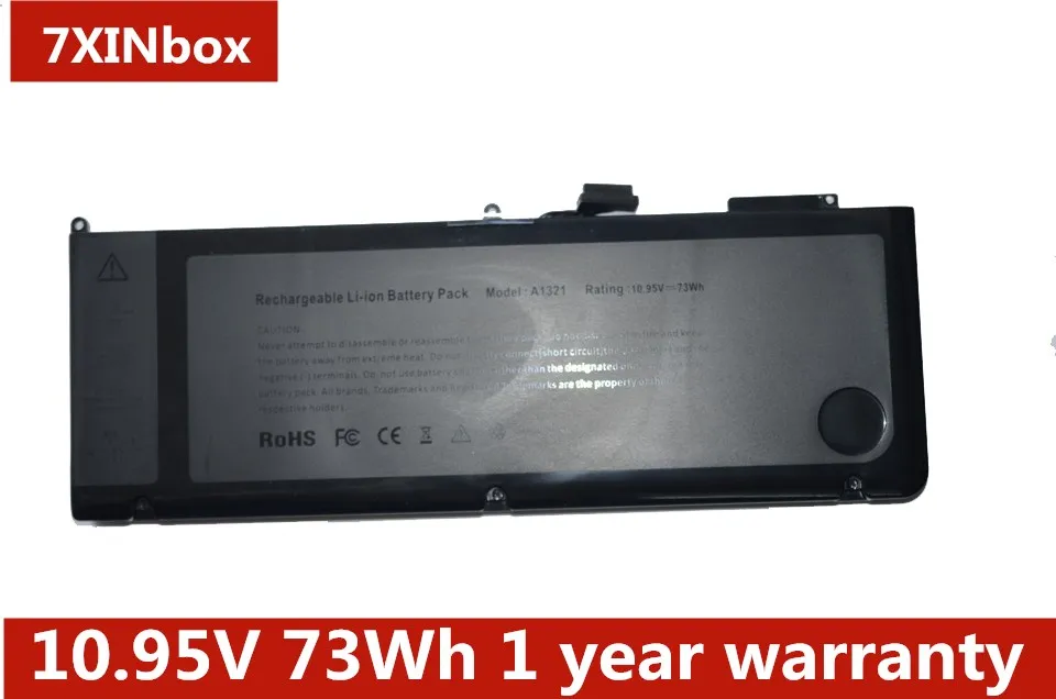Аккумулятор 7xinbox A1321 020-7134-A для Macbook Pro 15 дюймов A1286 Mid 2009 2010 10 95 в 73 Вт/ч | Компьютеры и
