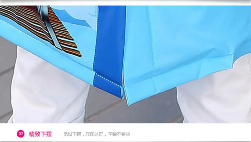 21.Waterproof raincoat kids girls boys with schoolbag Thicken Long rain jacket for children Super waterproof cap rain coat rainwear