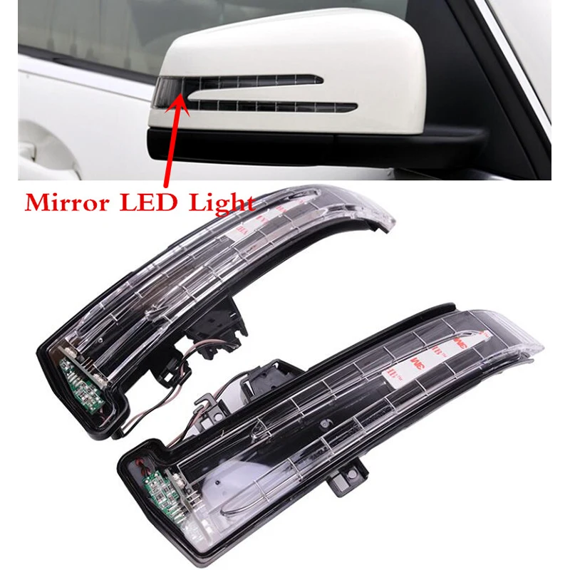 CAPQX Rearview mirror LED turn Signal light Indicator Blinker lamp For Benz W221 W212 W204 W176 W246 S204 C204 C117 C218 C207 | Автомобили
