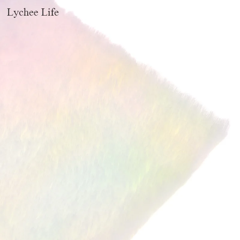 Lychee Life 21X29 см искусственный мех, плюшевая ткань для шитья сумок, аксессуары с бантом, ручная работа, украшение для одежды