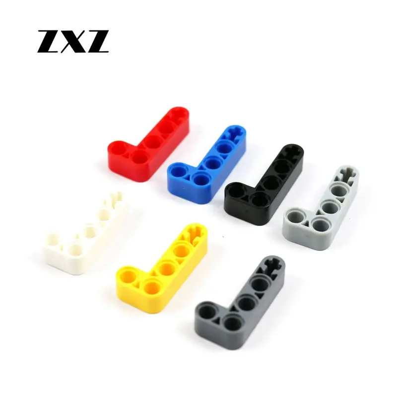 

Hot Sales Technic Liftarm Huller 4 + 1 Hole L Shape Compatible With Legoes 32140 MOC Bricks DIY Plastic Educational Brick Set