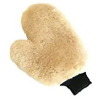 50 шт. sinland натуральной овчины мыть и польский mitt 27*20 см - Цвет: cream