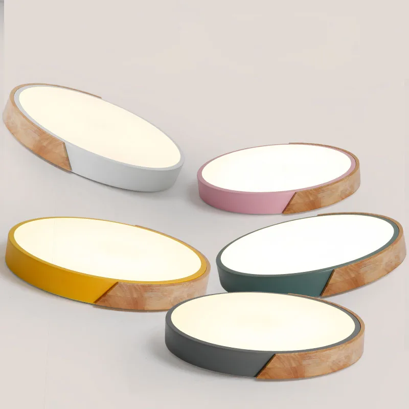 

Modern multicolor logs are simple and LED round Ceiling Light Modern Panel Lamp Lighting Fixture Living Room Bedroom Kitchen