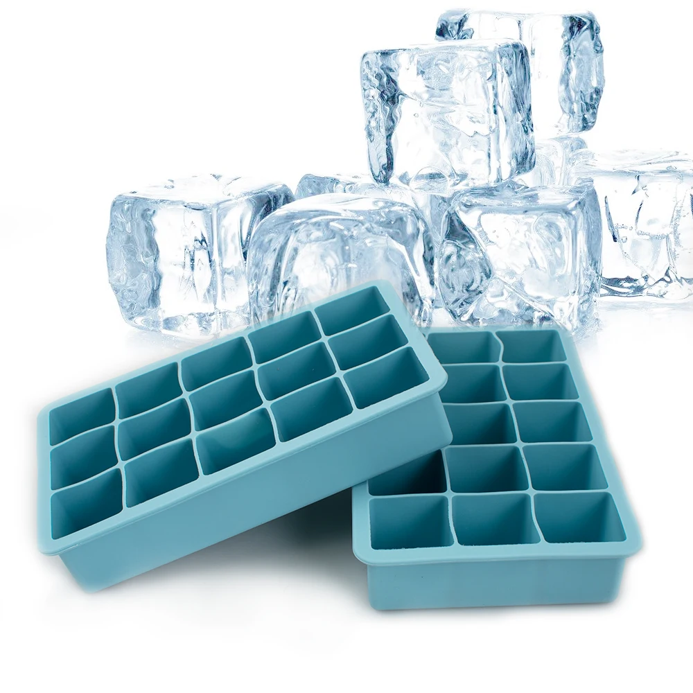 

15-Cavity Ice Cube Silicone Drink Pudding Jelly Cake Chocolate Mold Mould Tray